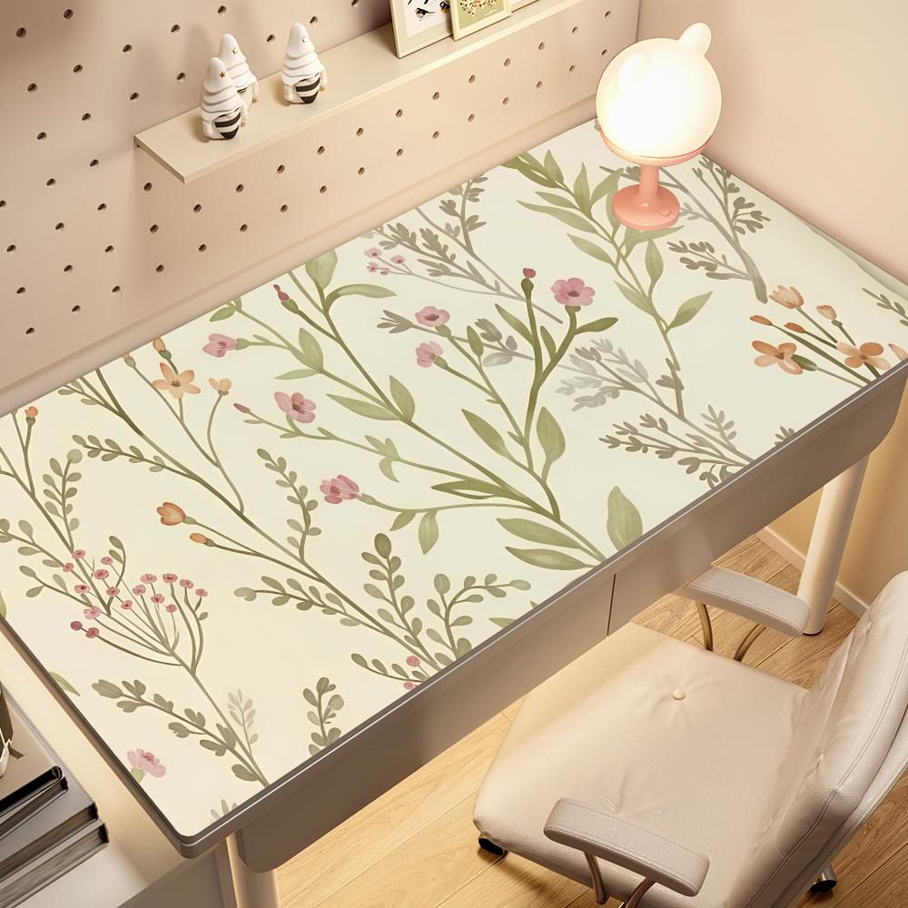 Retro Gaming Keyboard And Mouse - Ins Forest Style Fresh Botanical Floral