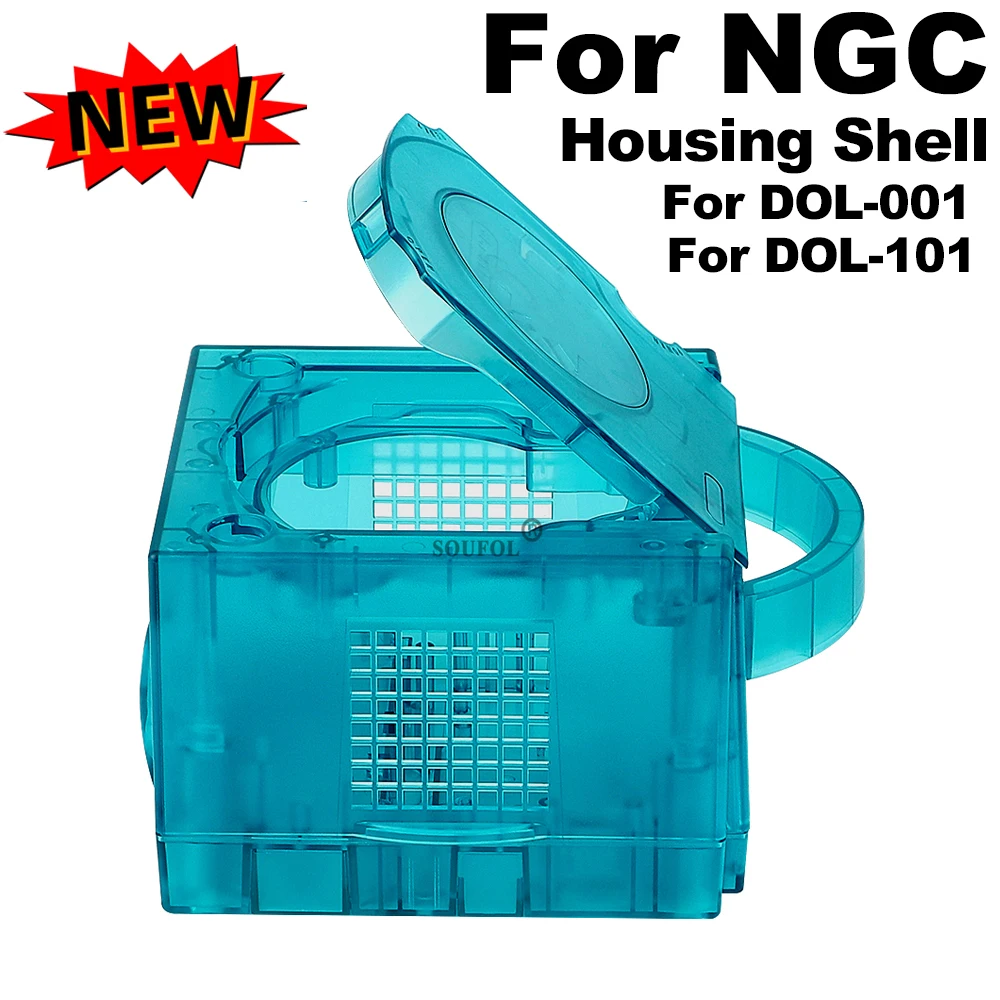 Retro Gaming Videos - Ice Blue Replacement Case for Gamecube