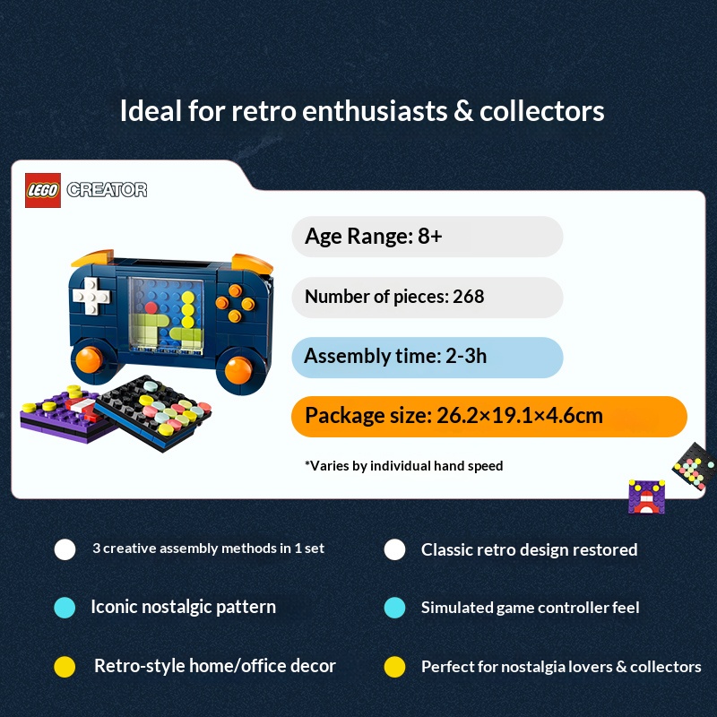 LEGO Creator 3in1 Building Blo - Retro Gaming Videos recension och pris