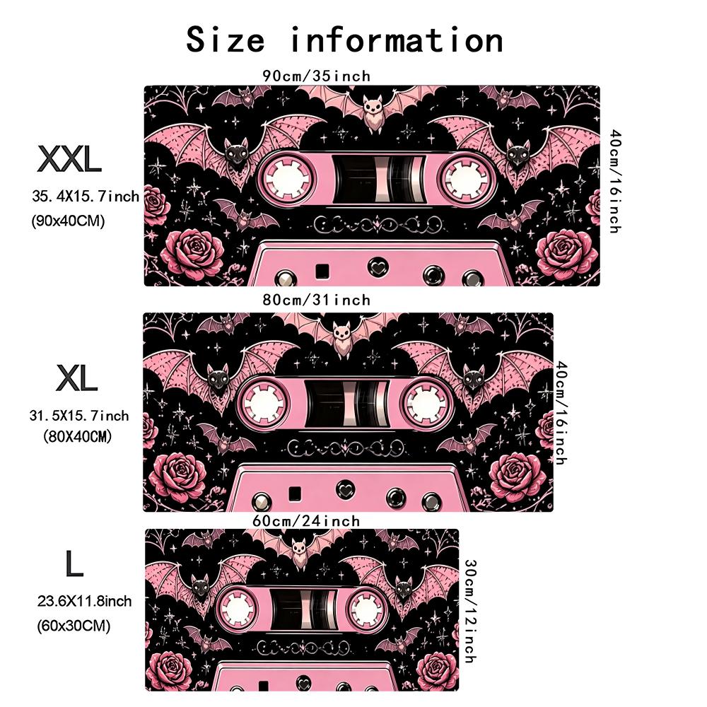 Pink Retro Cassette Tape Large - Retro Gaming Keyboard recension och pris