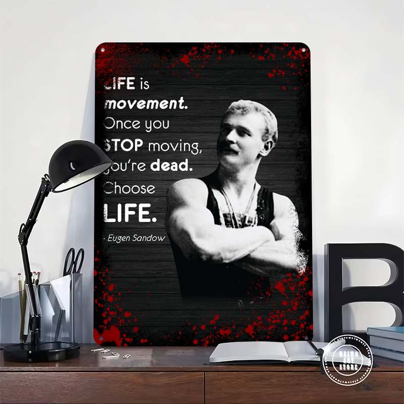 Eugen Sandow Words Printed Pos - Retro Gaming Words recension och pris