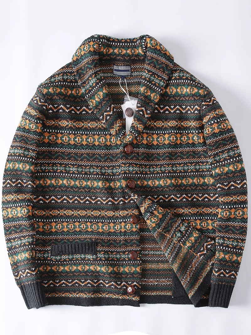 Nordic Cattle Wool Jacquard We - Retro Gaming Jacket recension och pris
