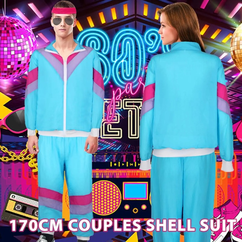 80s 90s Fancy Dress Costumes f - Retro Gaming Jacket recension och pris