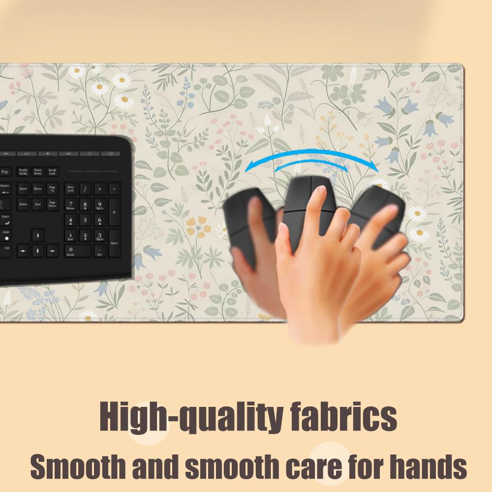 Ins Forest Style Fresh Botanic - Retro Gaming Keyboard And Mouse recension och pris