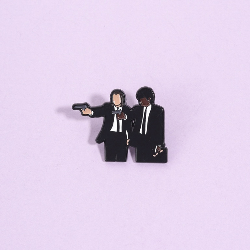 Pulp Fiction Enamel Pin Lapel  - Retro Gaming Jacket recension och pris