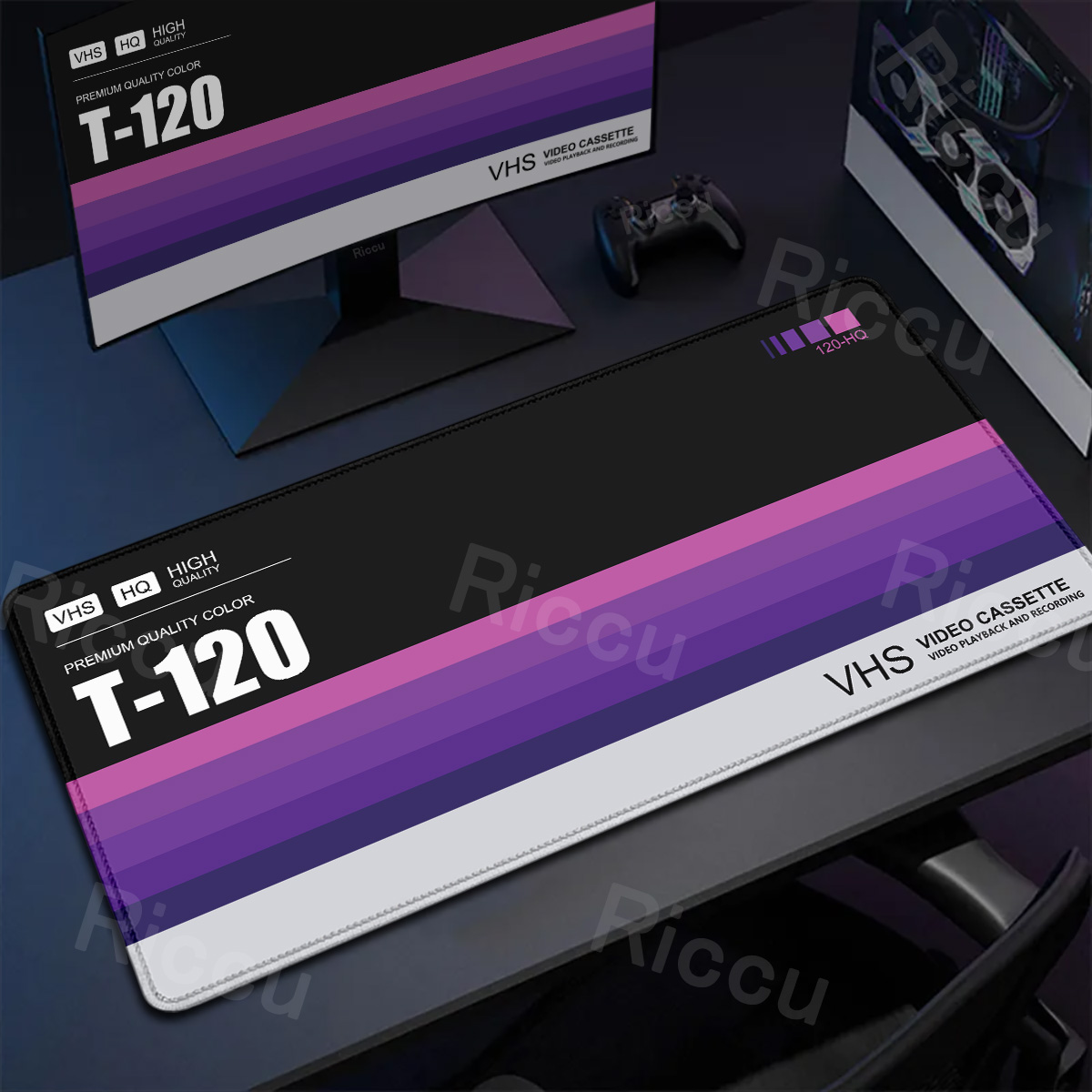 Retro VHS Style Mouse Pad Xxl  - Retro Gaming Keyboard And Mouse recension och pris
