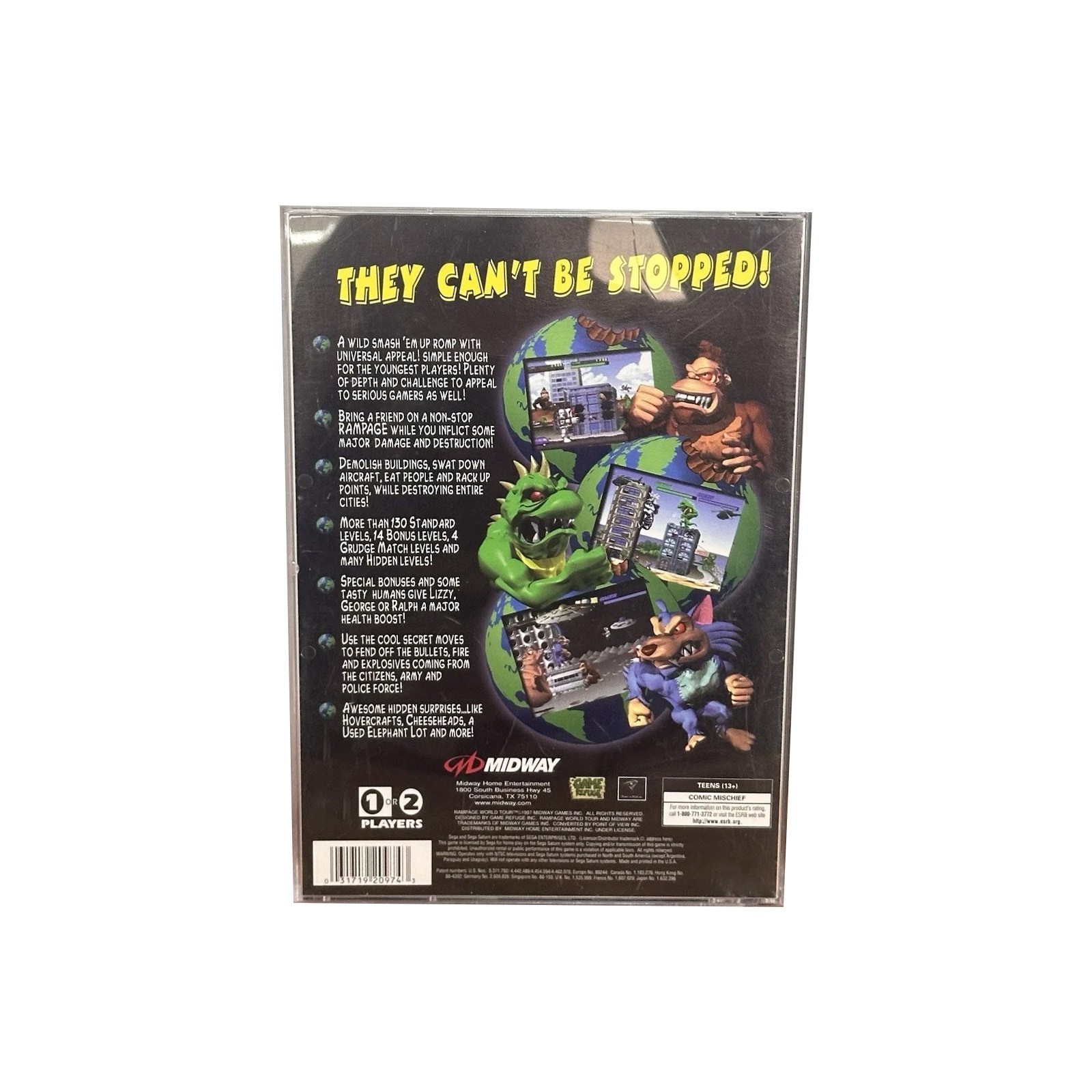 Saturn Copy Disc Game rampage  - Retro Gaming Room recension och pris