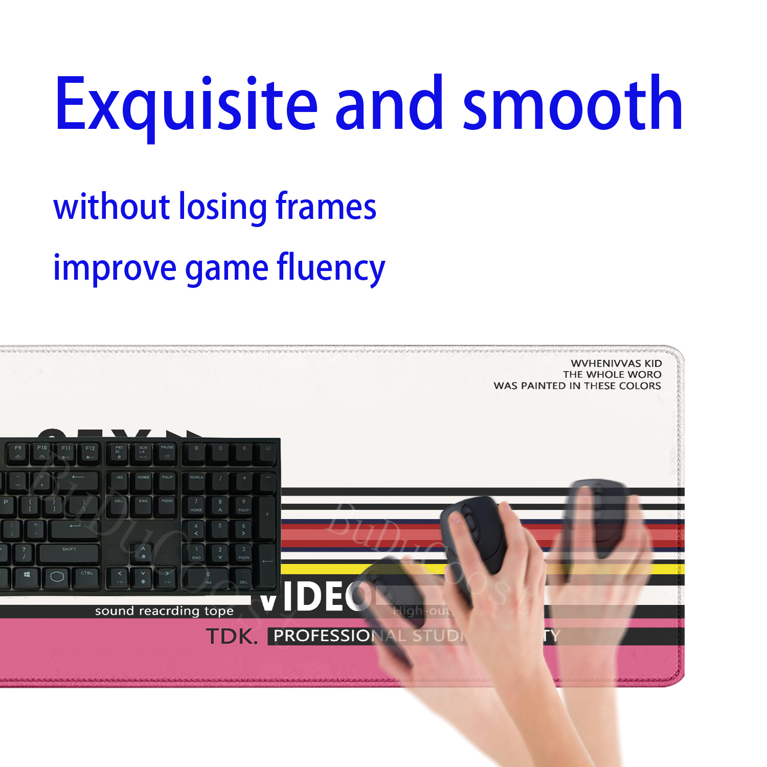 PC Gaming Keyboard Pads Big Re - Retro Gaming Keyboard And Mouse recension och pris