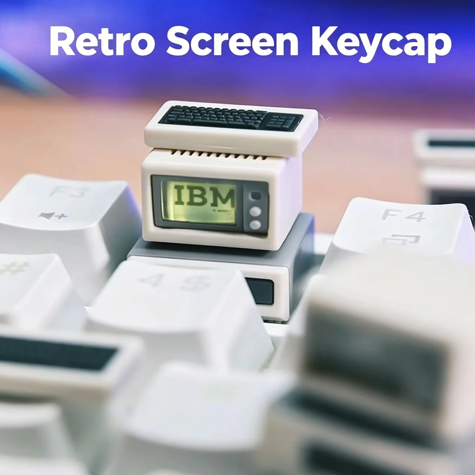 Retro Computer Keycap Backlit  - Retro Gaming Keyboard recension och pris