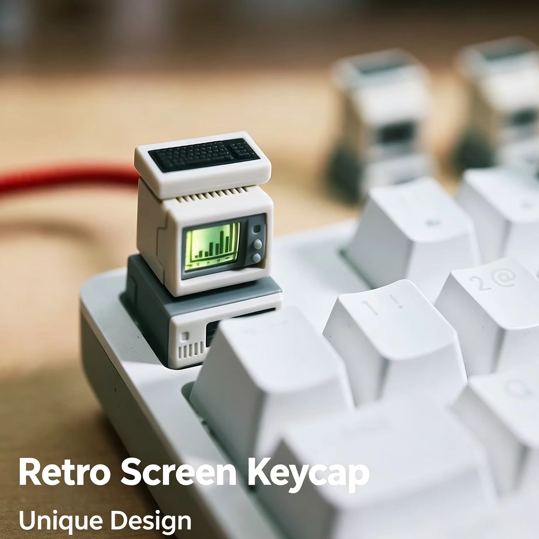 Retro Computer Keycap Backlit  - Retro Gaming Keyboard recension och pris