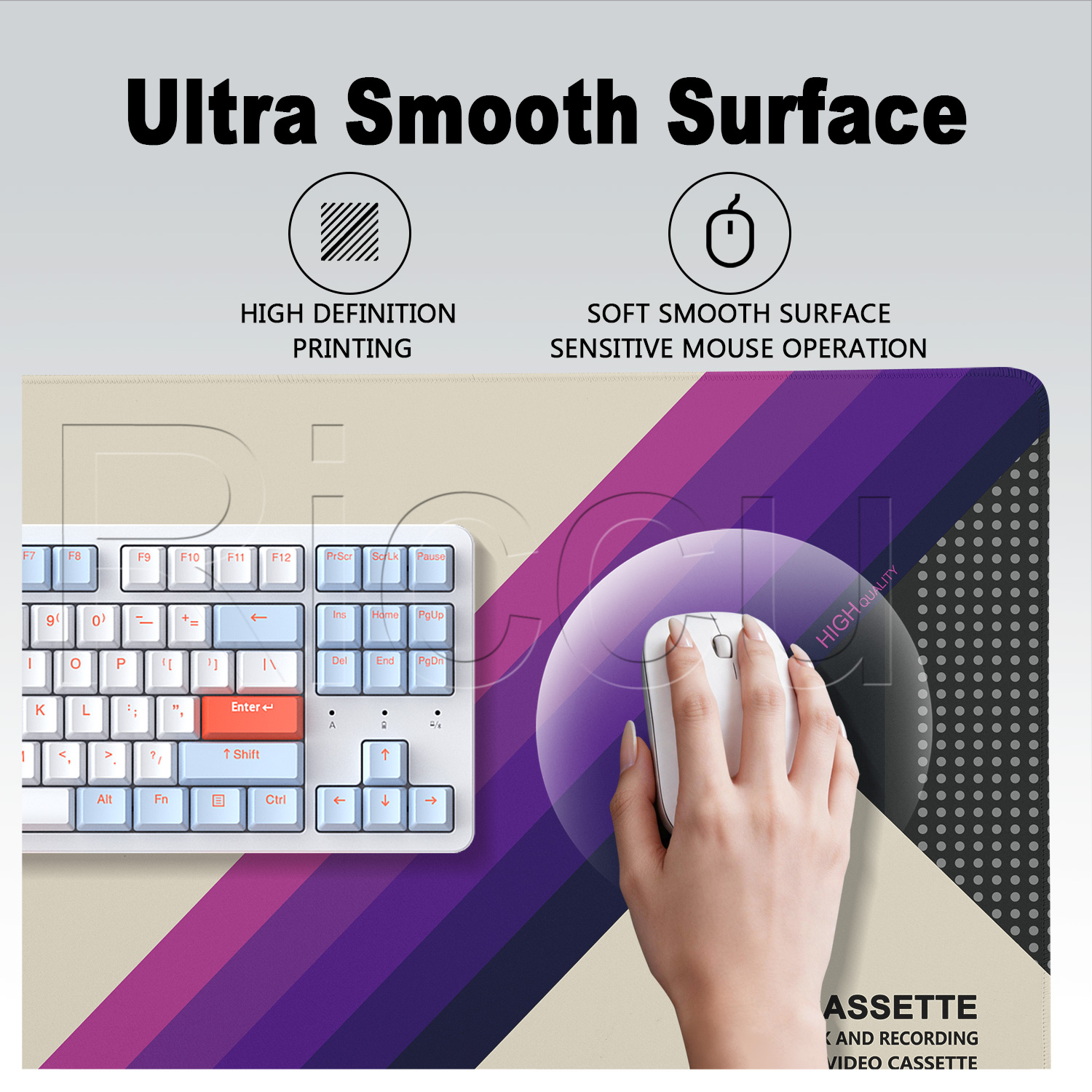 Mouse Pad HD Printing Retro VH - Retro Gaming Keyboard recension och pris