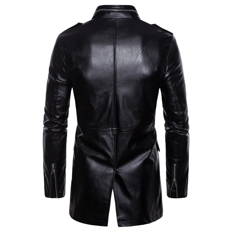Maxulla Men's PU Leather Jacke - Retro Gaming Jacket recension och pris