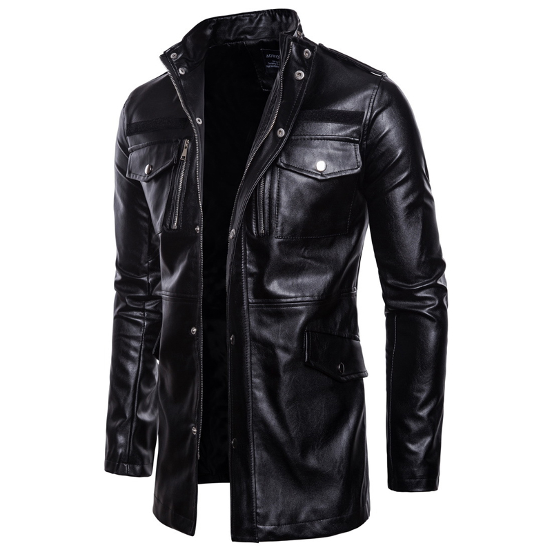 Maxulla Men's PU Leather Jacke - Retro Gaming Jacket recension och pris