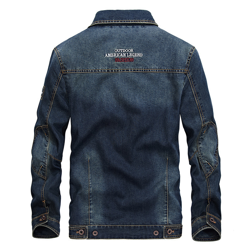 High Quality Men's Denim Jacke - Retro Gaming Jacket recension och pris