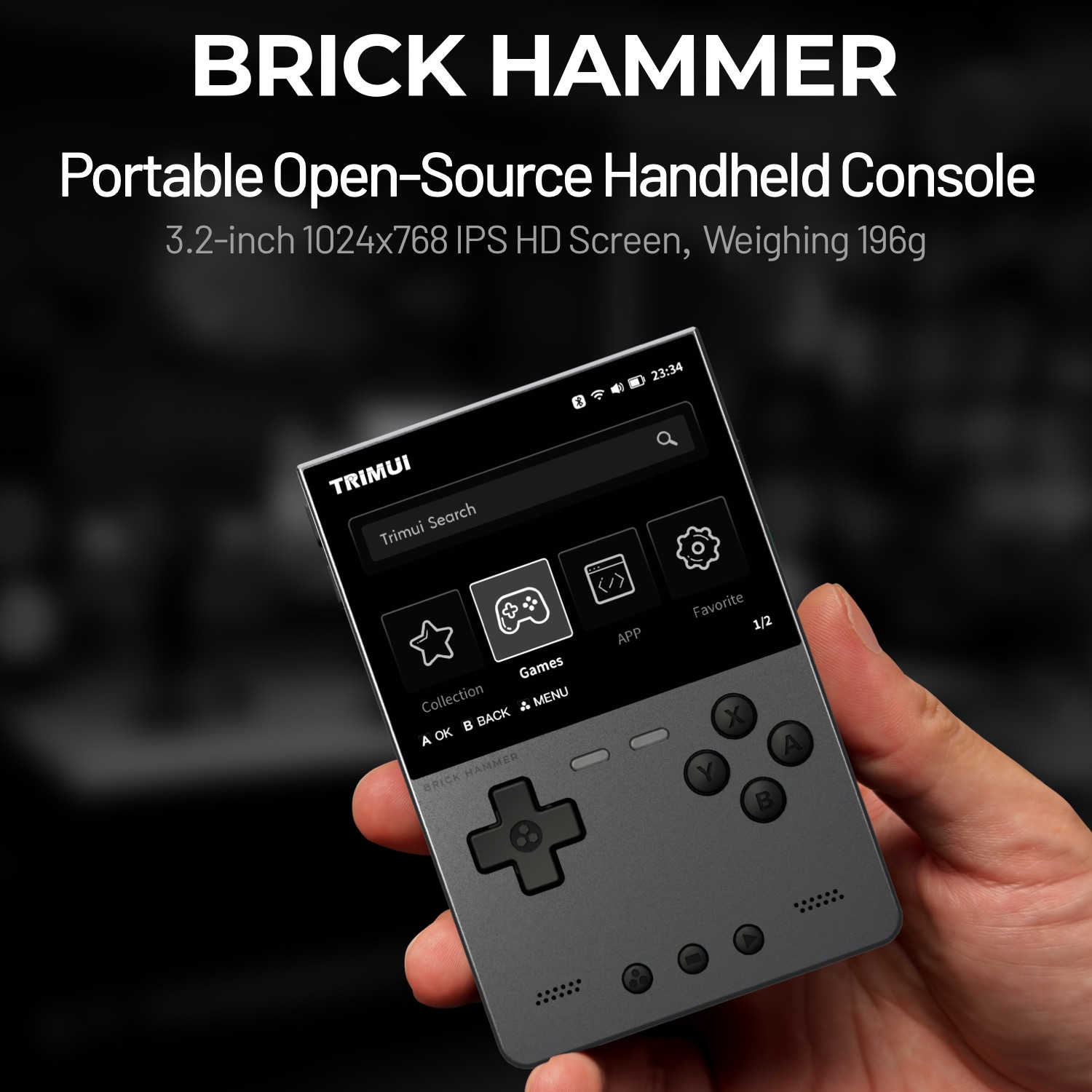TRIMUI BRICK HAMMER Retro Hand - Retro Gaming Mobile recension och pris