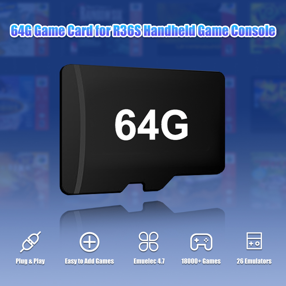 64G Game TF Card for R36S Vide - Retro Gaming Room recension och pris