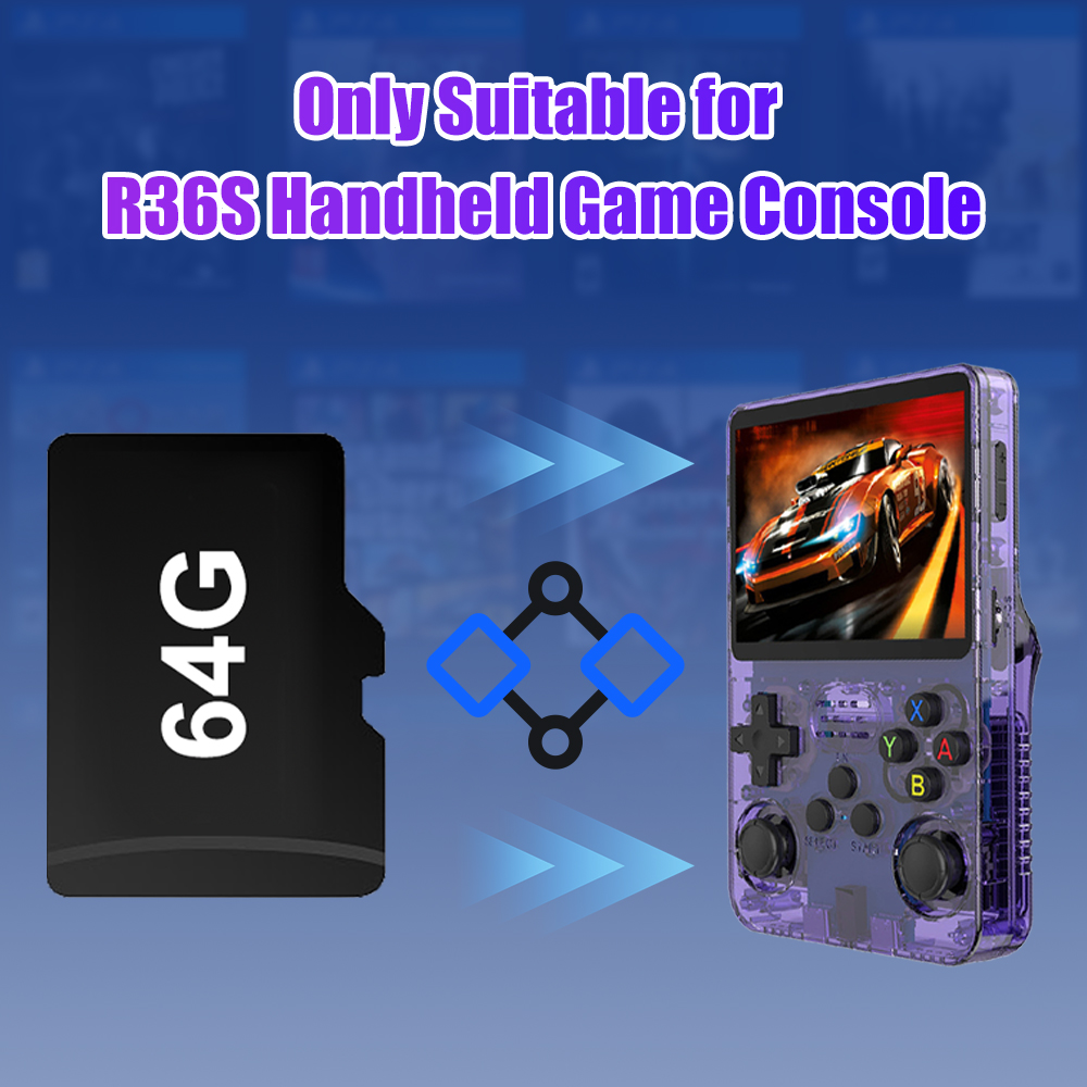 64G Game TF Card for R36S Vide - Retro Gaming Room recension och pris