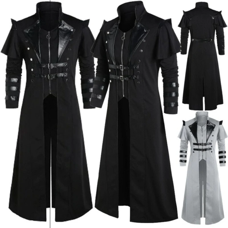 Vintage Men's Gothic Steampunk - Retro Gaming Jacket recension och pris