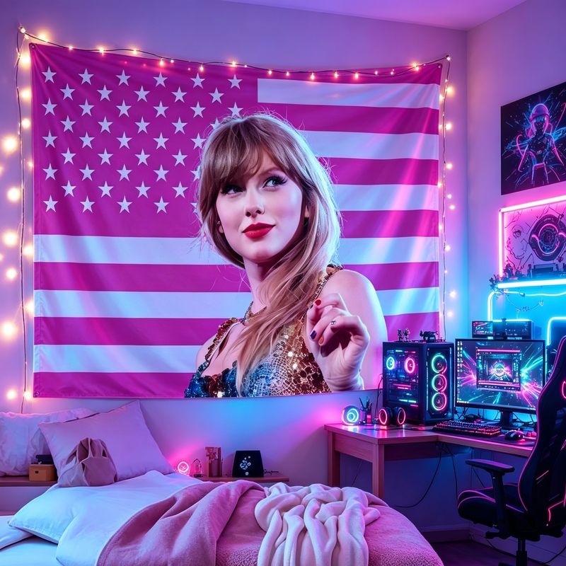 VIKAMA American Flag Female Si - Retro Gaming Room recension och pris