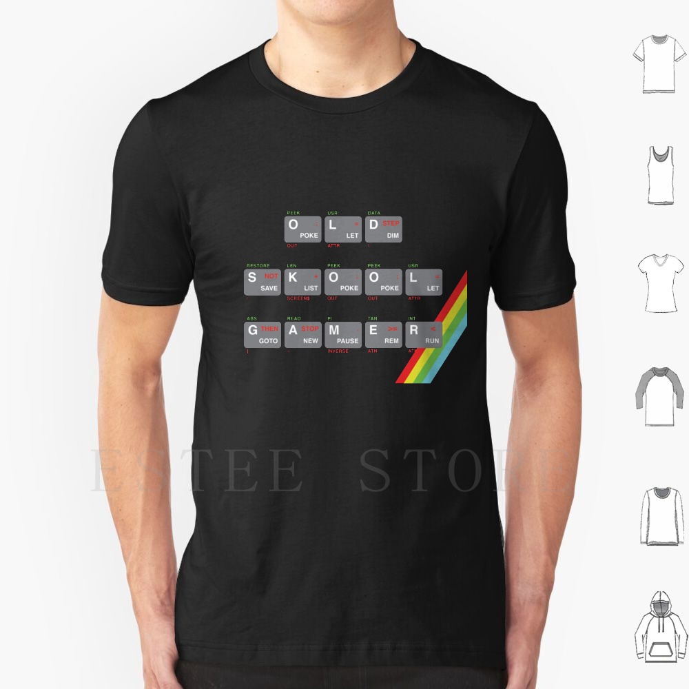 Old Skool Gamer T Shirt Cotton - Retro Gaming Zx Spectrum recension och pris