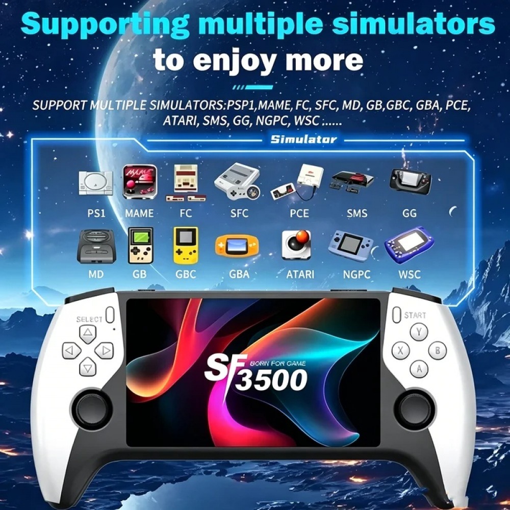 SF3500 5 inch Handheld Game Co - Retro Gaming Room recension och pris